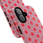 Roseburst Mosaic Vibrant Flower Pattern iPhone Case, Stylish iPhone Cover, Tough Magnetic Case, Floral Gift, Trendy Accessory for Her