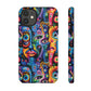 Psychedelic Visions Colorful Art iPhone Case - Tough Cases with Vibrant Abstract Design