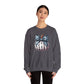 Polka Dot Pumpkin Charm Unisex Heavy Blend™ Crewneck Sweatshirt