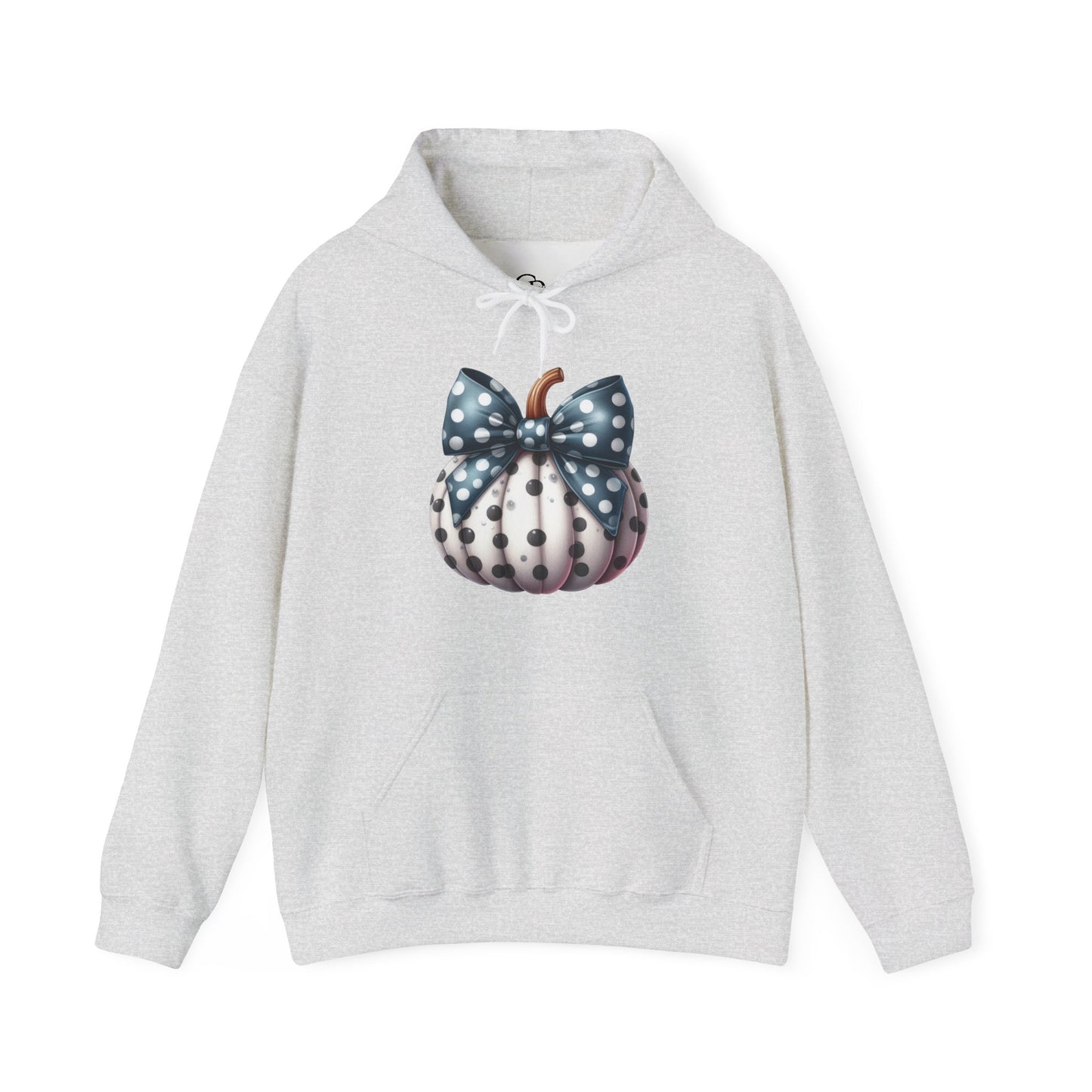 Polka Dot Pumpkin Charm Unisex Heavy Blend™ Hooded Sweatshirt