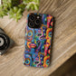 Psychedelic Visions Colorful Art iPhone Case - Tough Cases with Vibrant Abstract Design