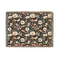 Blossom Elegance: Noir Garden Tapestry Woven Blanket