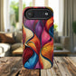 Vibrant Leaf Wave Tough Magnetic Phone Case, Vibrant Smartphone Cover, Unique Protective Case for Gifts, Phone Accessories, Trendy Design
