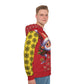 That Ugly Christmas Men's Hoodie with All-Over Print Design - Silky Smooth Polyester Fabric