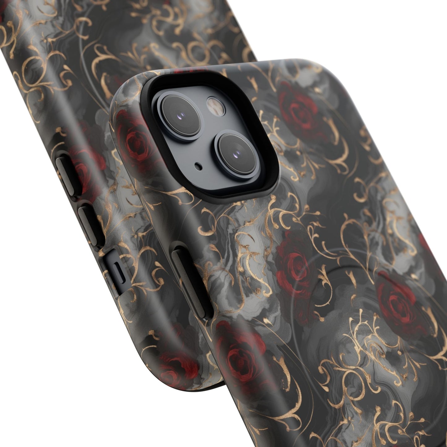 Elegant Floral Tough iPhone Magnetic Cases, iPhone Protection, Unique iPhone Covers, Stylish Mobile Accessories, Gift for Her