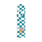 Teal Checkered Charm Bookmark