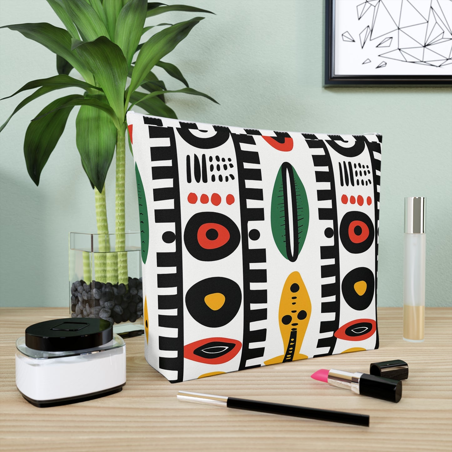 Afrobeat Harmony Cotton Cosmetic Bag