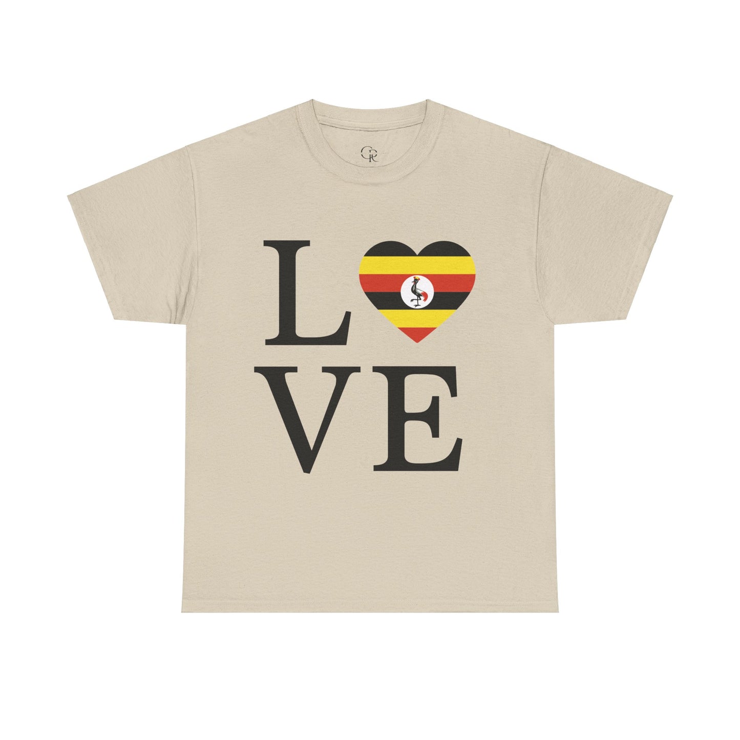 LOVE UGANDA Unisex Heavy Cotton Tee