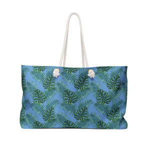 Blue Tropical Bliss Weekender Bag