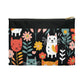 Whimsical Feline Garden Accessory Pouch