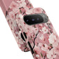 Personalized Cherry Blossom Tough Phone Case — Pink Floral Protective Case for Samsung & Google