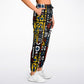 Geometric Harmony Fashion Cargo Sweatpants - AOP