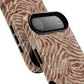 Personalized Zebra Print - Tough MagSafe® Magnetic Cases for Stylish Protection, Gifts for Wildlife Lovers, Trendy Accessories iPhone® 13, 14, iPhone 15, iPhone 16, iPhone 17, Pro, Pro Max, Plus Cases.