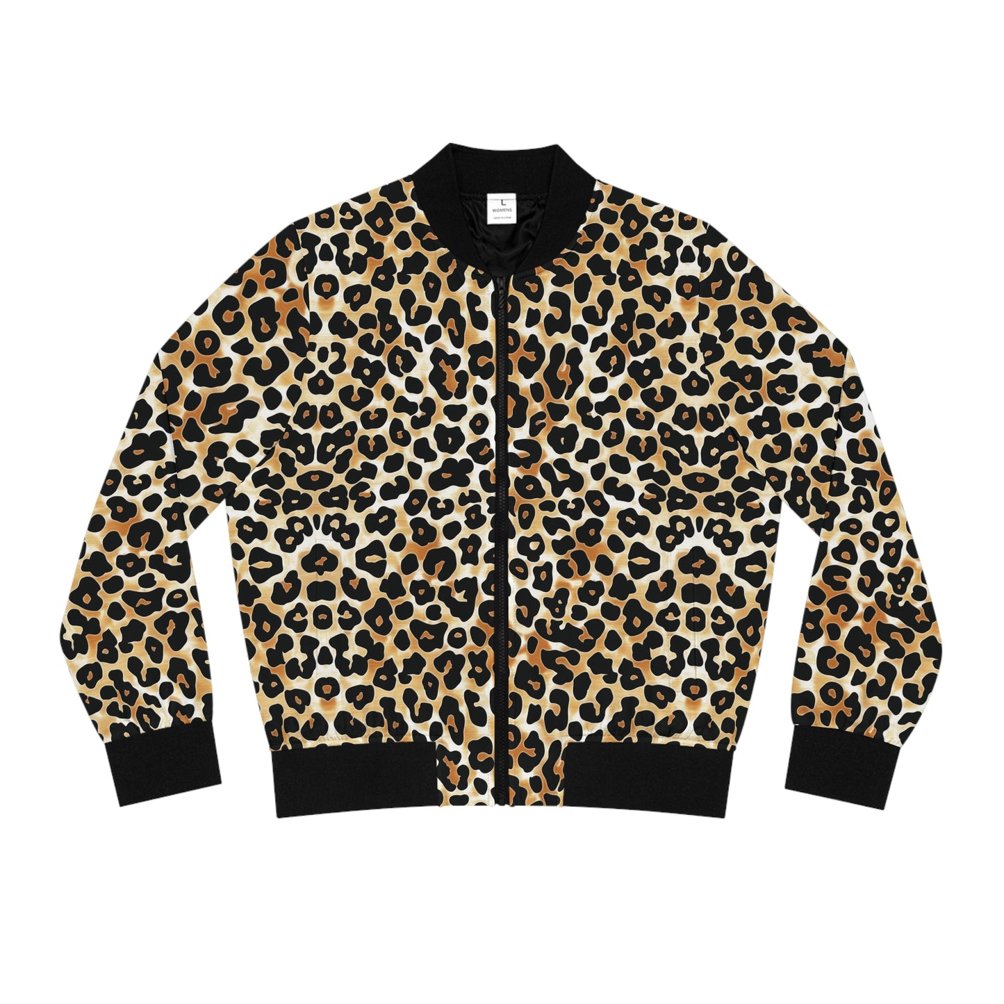 Animal Print Women's Bomber Jacket