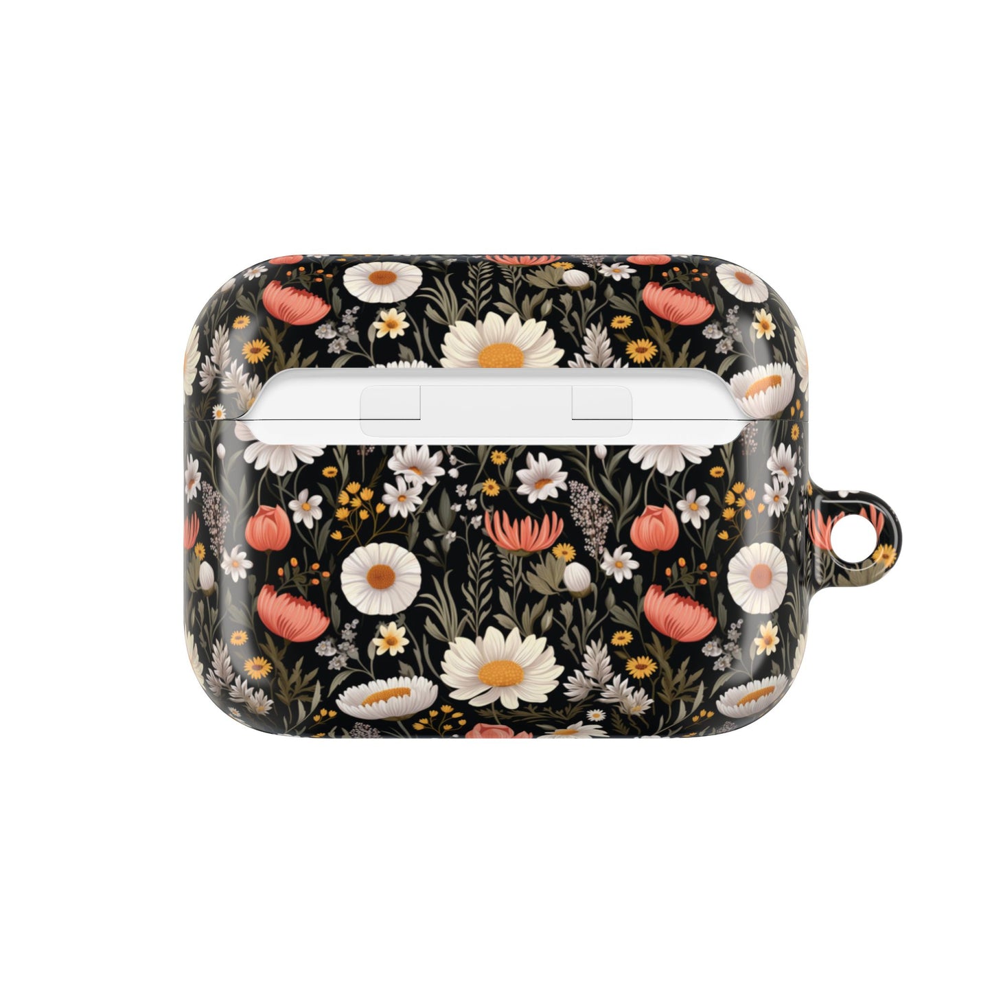 Blossom Elegance: Noir Garden AirPod Case - Chic Floral Design for Nature Lovers- Airpods Pro Gen 1 and 2, Gen 1 to 4.