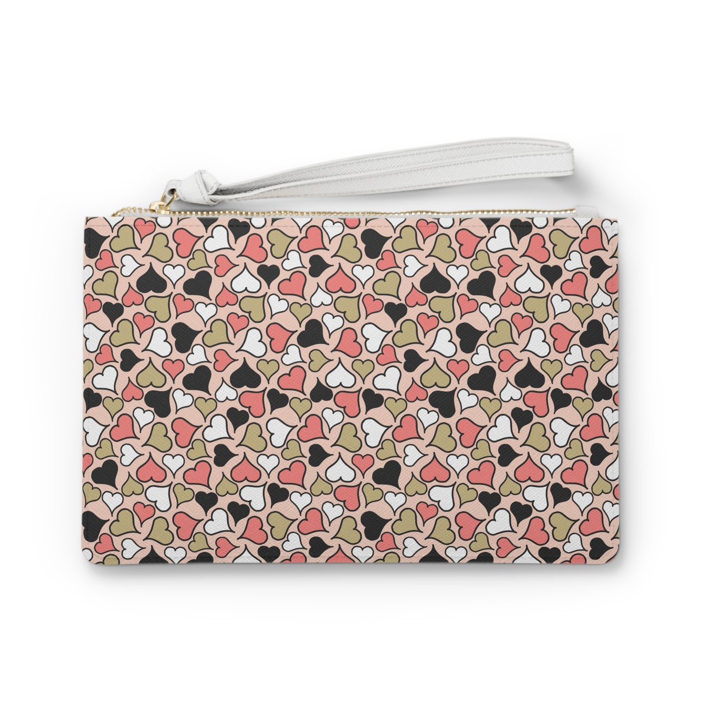 Heart Pattern Clutch Bag - Cute & Stylish for Any Occasion
