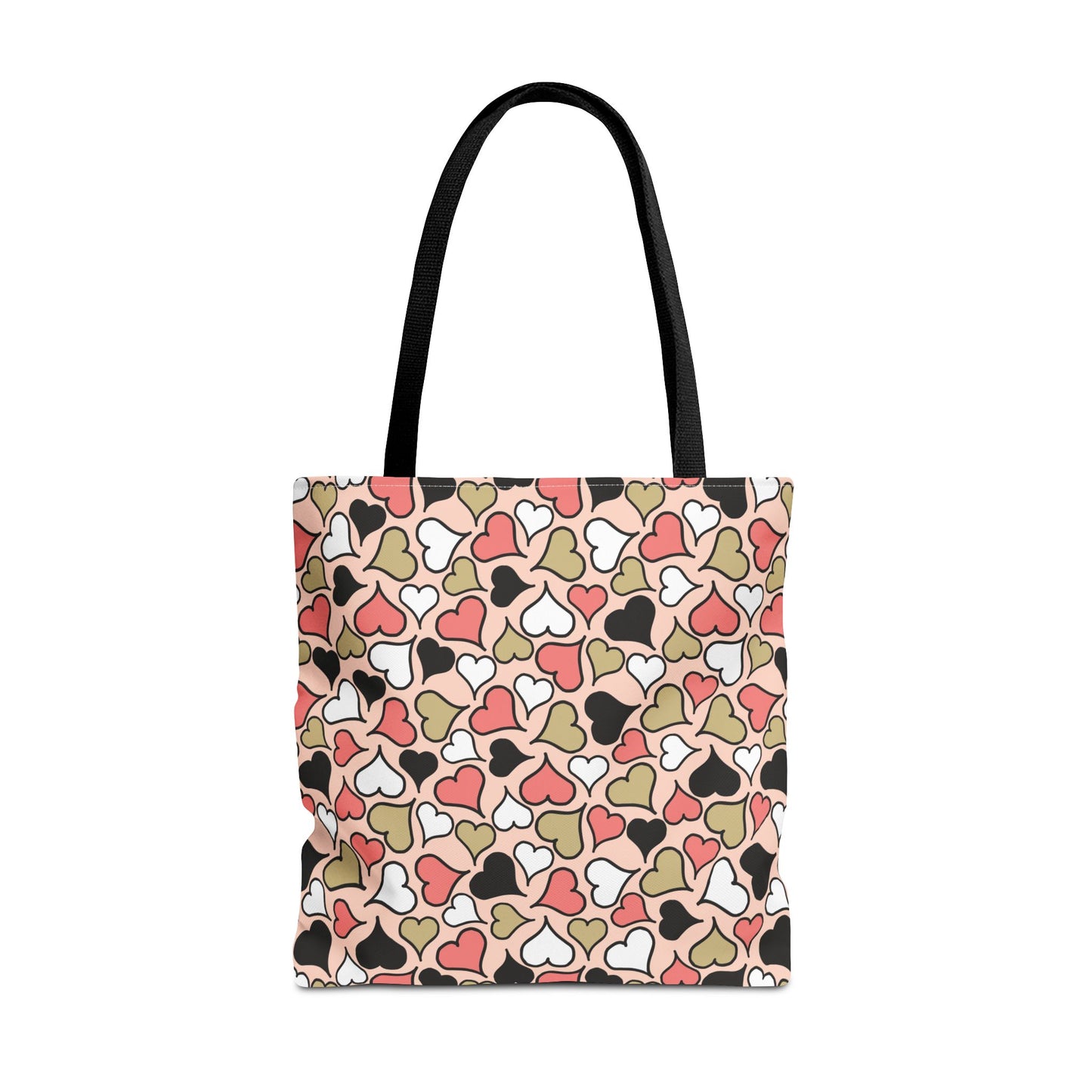 Heart Patterned Tote Bag - Cute & Stylish Carryall for Every Occasion