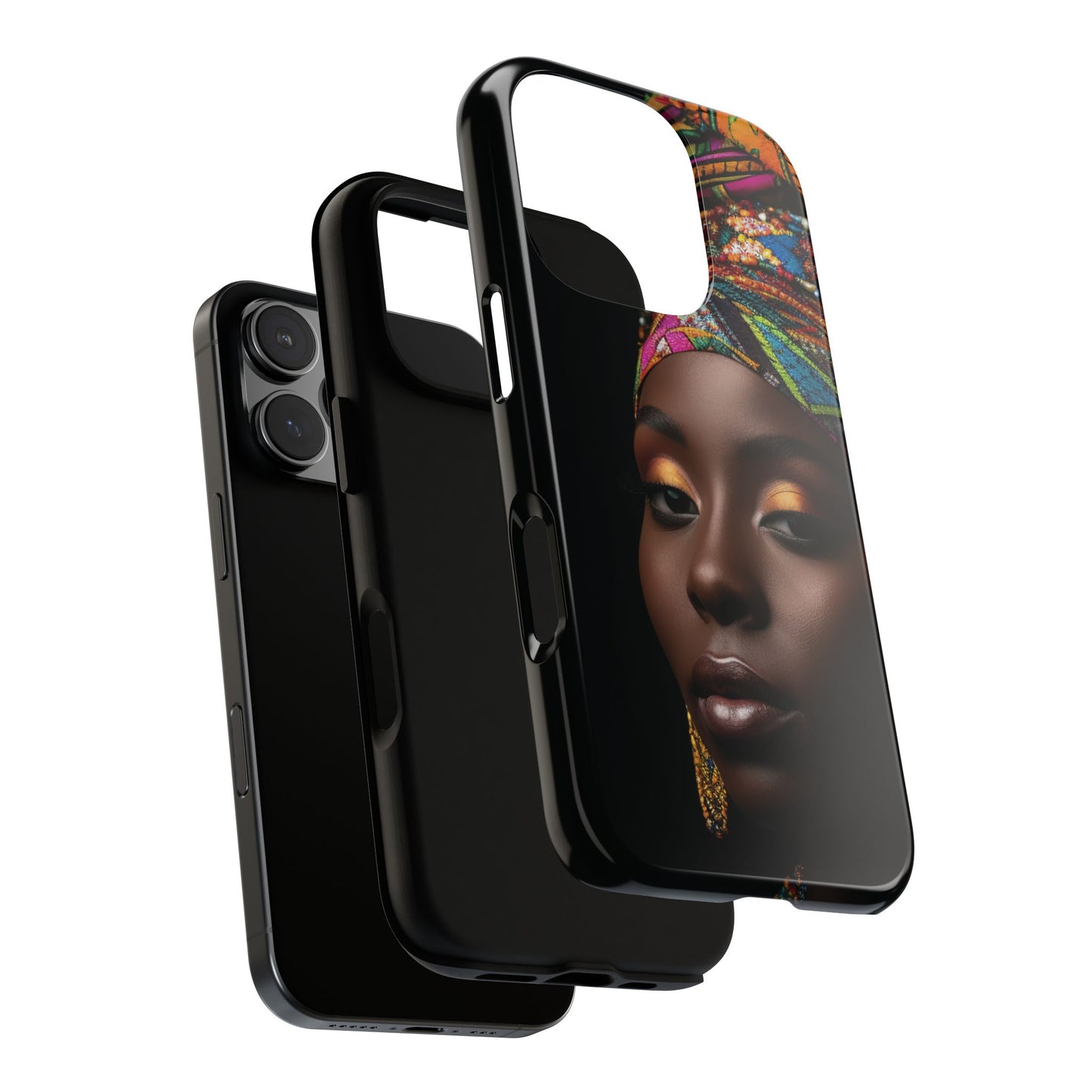Regal Reflections: African Majesty Tough Google Pixel, iPhone and Samsung Cases.