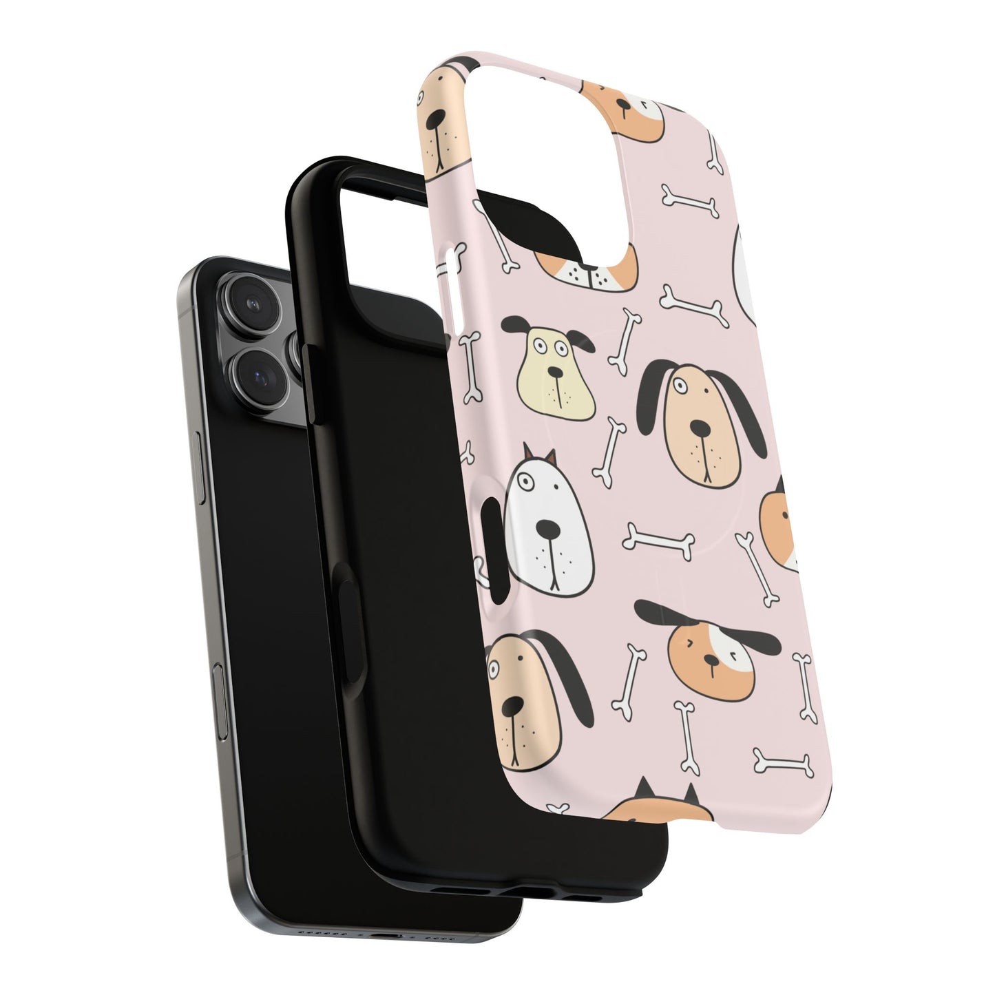 Cute Dog iPhone Case, Tough Magnetic Cases for Pet Lovers, Dog-Themed Accessories, Gift for Dog Owners, Unique iPhone Cover