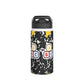 Personalized Black Composition Book Inspired Stainless Steel Water Bottle for Kids, School Supplies, Eco-Friendly Drinkware, Back to School, Teacher Gifts