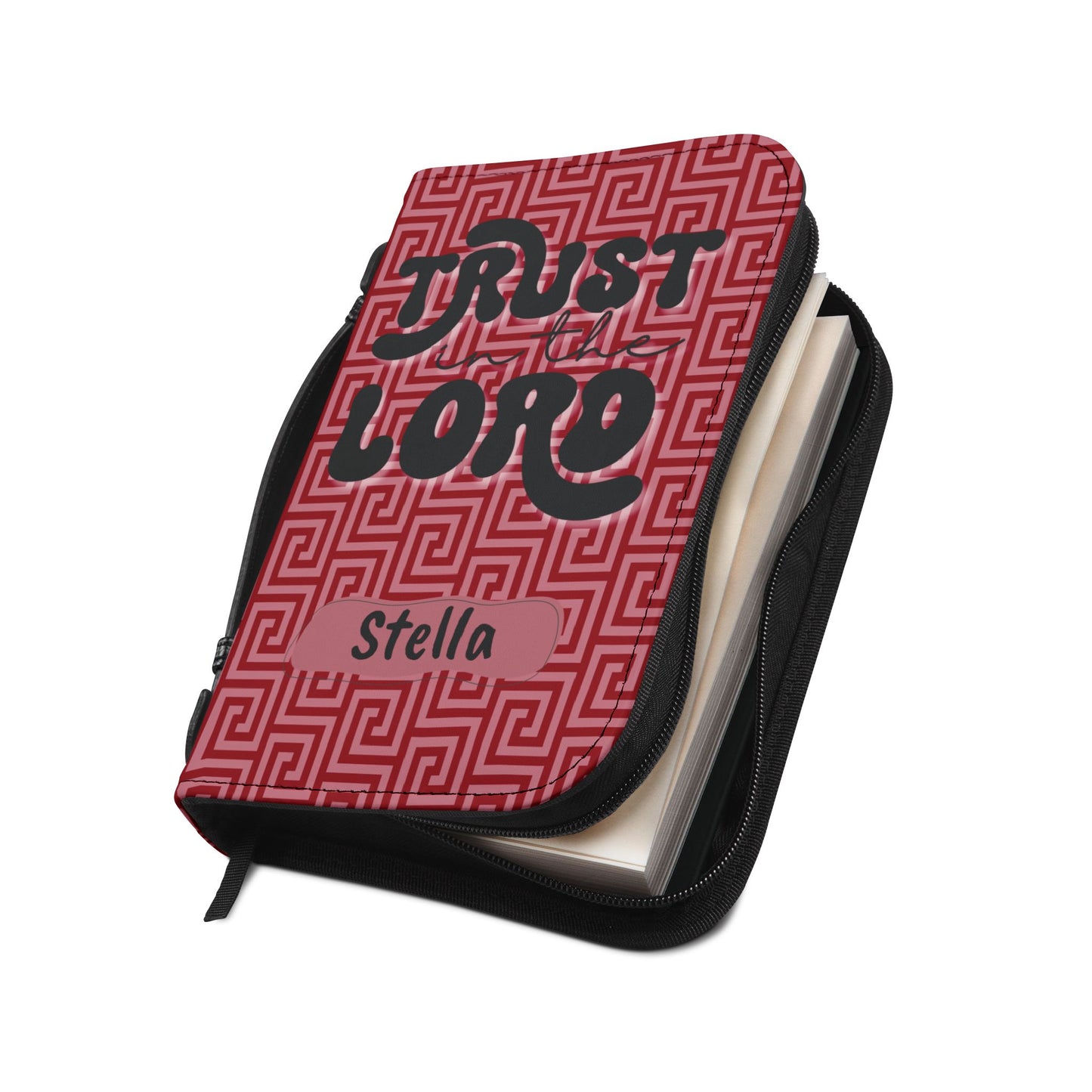 Personalized Floral Bible Cover - Trust in the Lord Design for Believers| Baptism | Christening | Anniversary | Birthday Gifts.