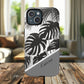 Personalized Monochrome Monstera Tropical Phone Case - Tough Magnetic MagSafe® Cases, Gifts for Nature Lovers, Stylish Phone Accessories, Gifts for Her.