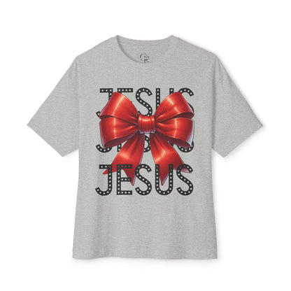 JESUS Charm Unisex Oversized Bella Canvas Boxy Tee