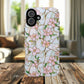 Blossom Veins Tough iPhone Magnetic Cases, Elegant Floral Designs, iPhone Floral Stained Glass Stylish Accessory, Protective Mobile Cover, Unique Gift Idea