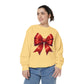 Bow Charm Valentines Unisex Comfort Colors Garment-Dyed Sweatshirt