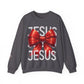 JESUS Unisex Heavy Blend™ Crewneck Sweatshirt.