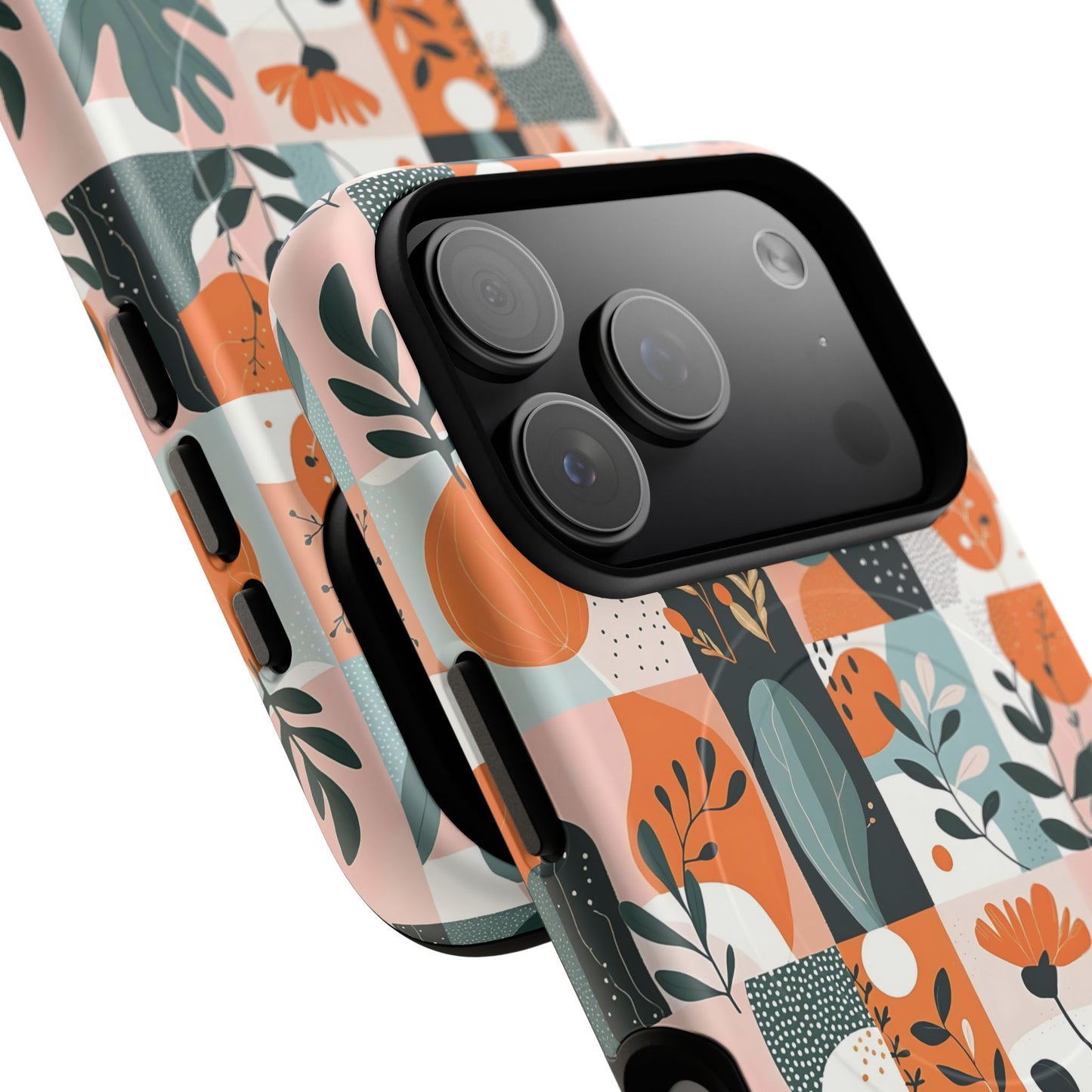 Botanical Bliss Tough Magnetic Phone Case, Durable Phone Cover, Gift for Her, Stylish Tech Accessory, Fall Vibes, Trendy Mobile Case