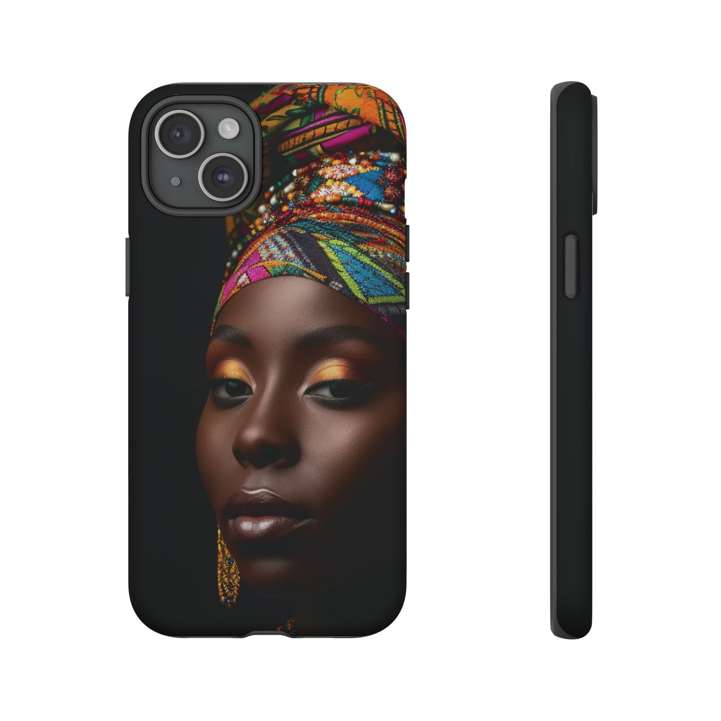 Regal Reflections: African Majesty Tough Google Pixel, iPhone and Samsung Cases.