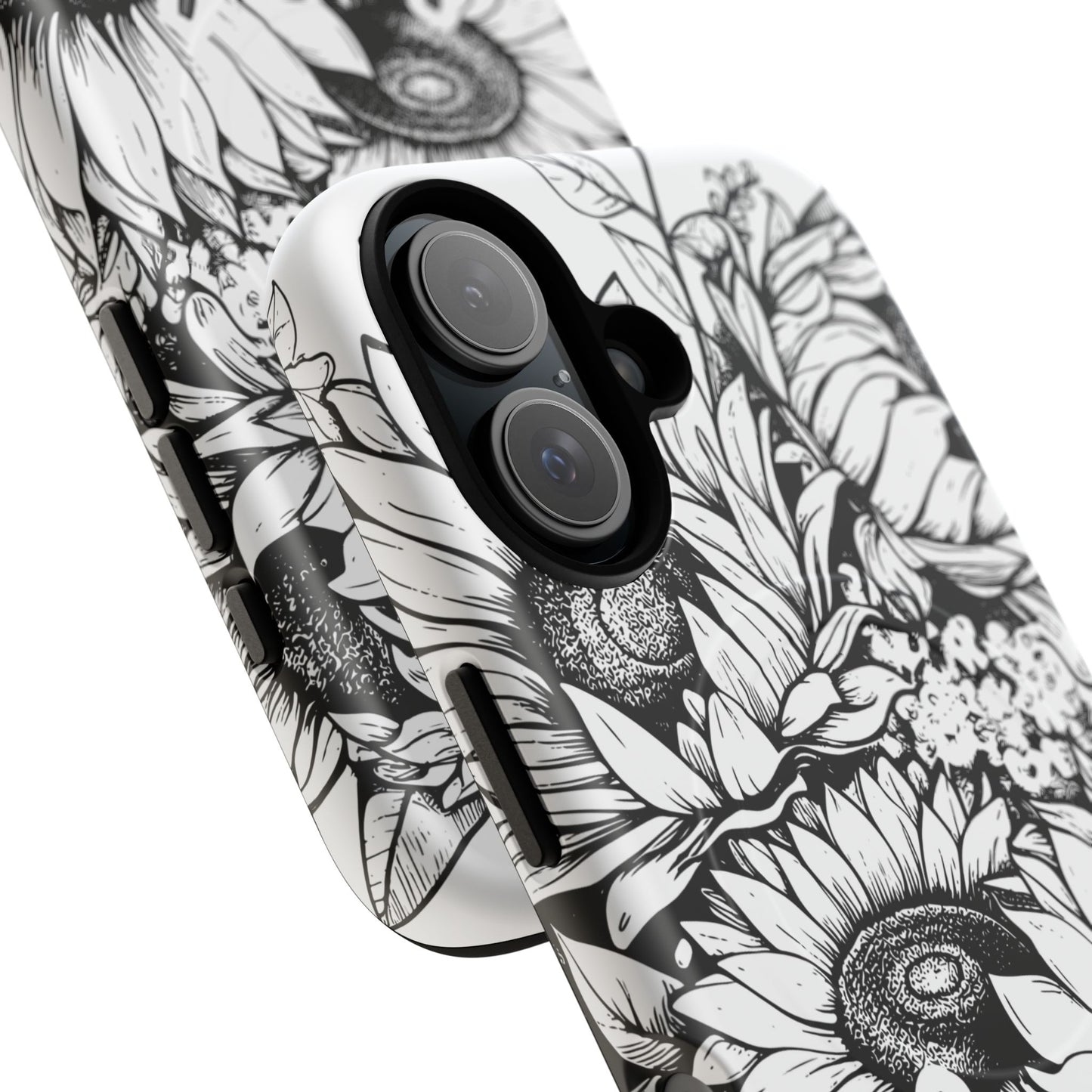 Loved John 3:16, Inspirational Gift, Tough iPhone Magnetic Case Scripture, Sunflower Bible Verse, MagSafe® iPhone® Tough Case, iPhone 14, iPhone 15, iPhone 16, Pro, Pro Max, Plus