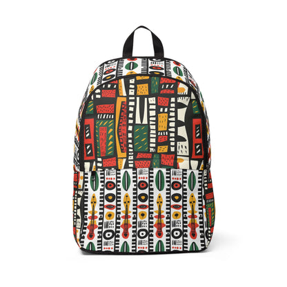 Afrobeat Harmony Unisex Fabric Backpack