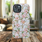 Blossom Veins Tough iPhone Magnetic Cases, Elegant Floral Designs, iPhone Floral Stained Glass Stylish Accessory, Protective Mobile Cover, Unique Gift Idea