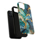 Ocean Quartz Luxe Marble Pattern Tough Magnetic iPhone Case, Phone Accessories, Luxury Gift, Durable iPhone Cover, Unique Design for iPhone Users.