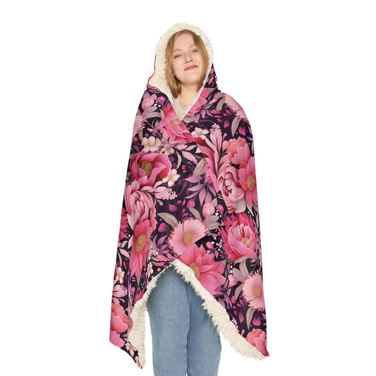 Blush Petals Snuggle Blanket