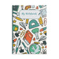 Emerald School Doodles Hardcover Notebook with Puffy Covers (PY)