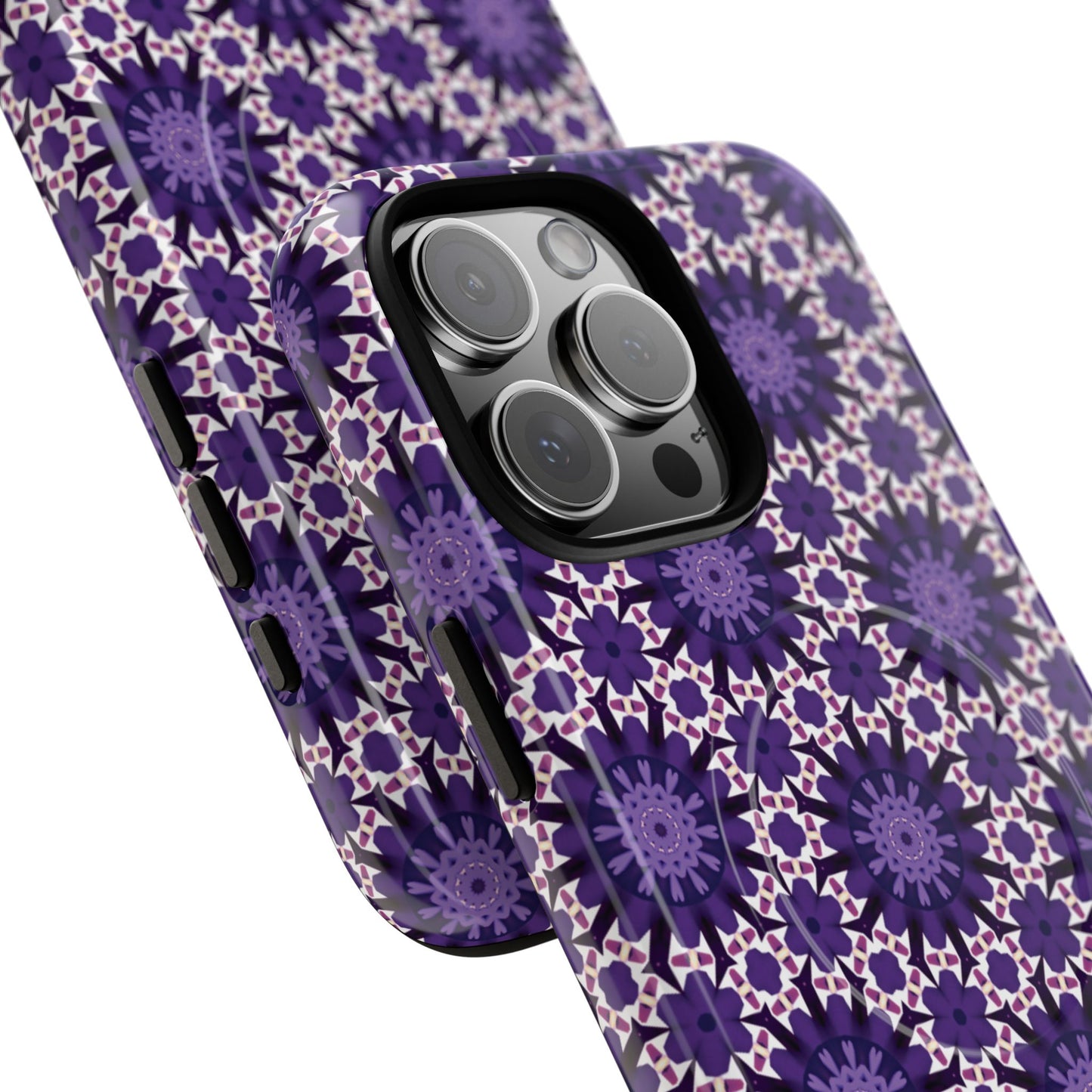 Twilight Petal Mirage Magnetic iPhone Cases, Unique Floral Designs, Tough Protection, Gift for Her, iPhone Accessories, Custom Cases