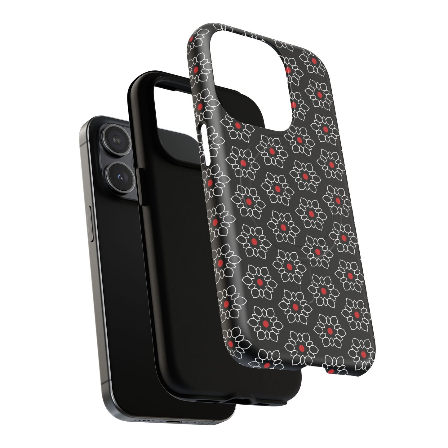 Floral Power Magnetic Tough iPhone Cover | Tough iPhone Cover, Floral Design, Custom iPhone Accessory, Gift for Her, iPhone Case