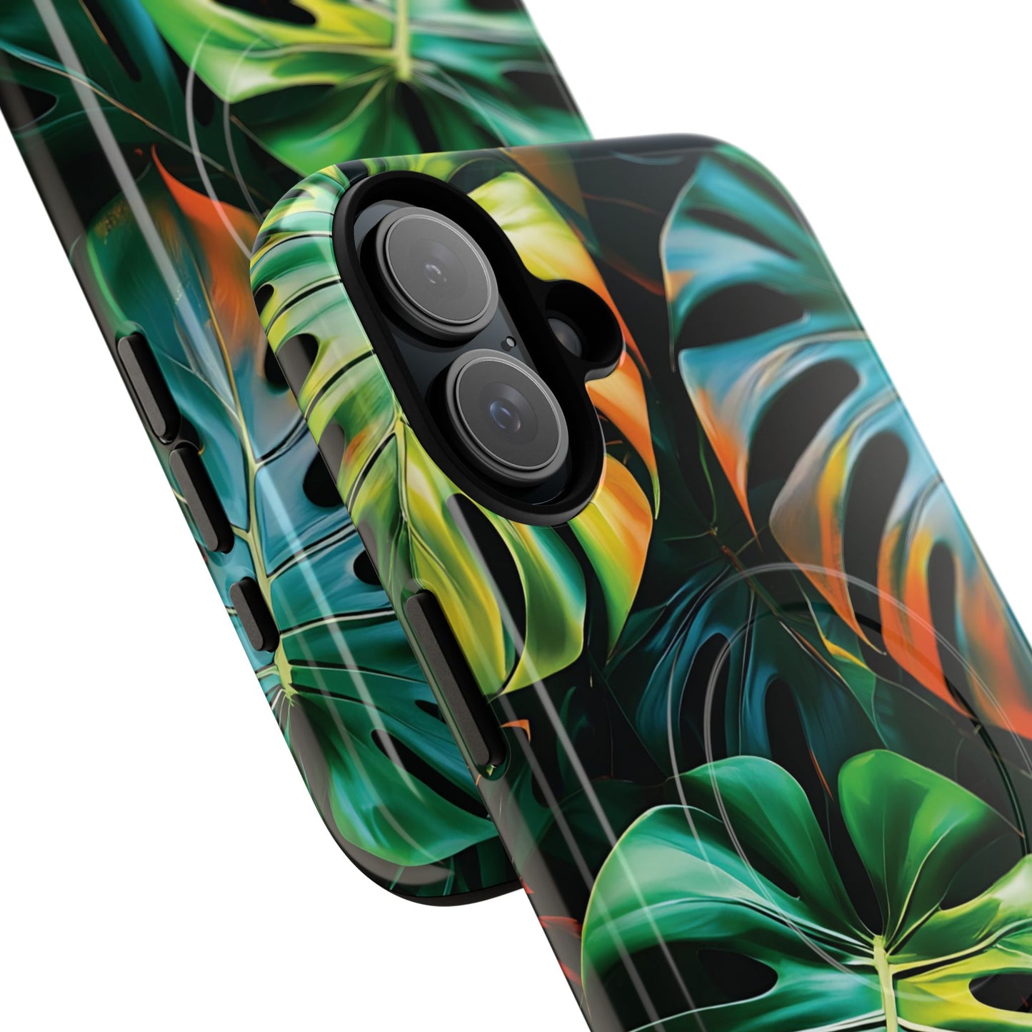 Tropical Leaf Phone Case | Tough Magnetic Cases, iPhone Accessories, Gift for Him/Her, Phone Protection, Summer Style, Trendy Design