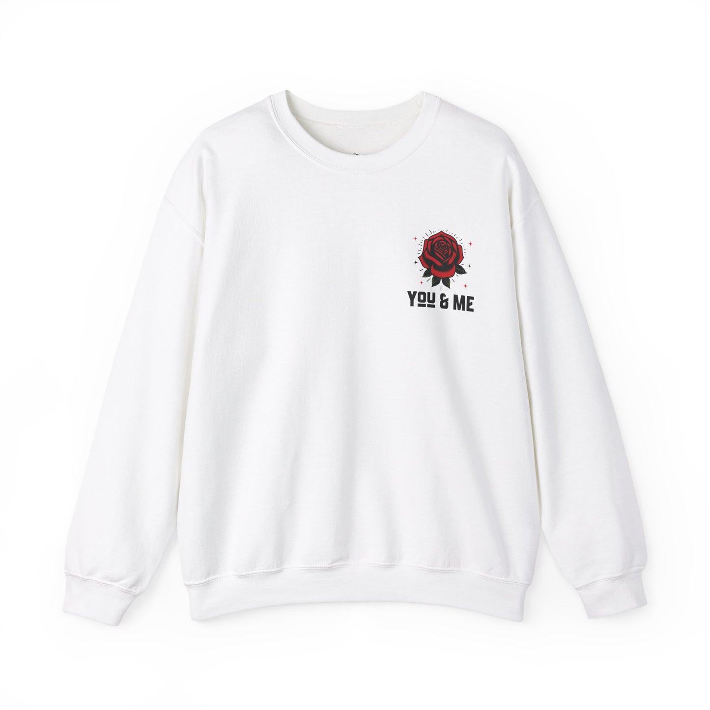 You and Me Valentines Unisex Heavy Blend™ Crewneck Sweatshirt.