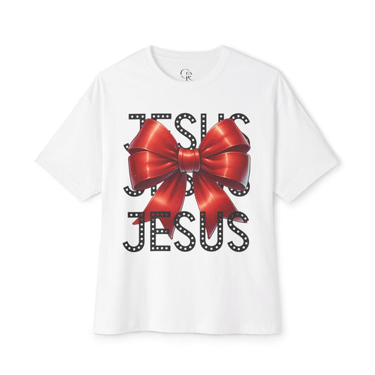 JESUS Charm Unisex Oversized Bella Canvas Boxy Tee