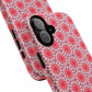 Roseburst Mosaic Vibrant Flower Pattern iPhone Case, Stylish iPhone Cover, Tough Magnetic Case, Floral Gift, Trendy Accessory for Her