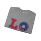 Patriotic LOVE Unisex Heavy Blend™ Crewneck Sweatshirt