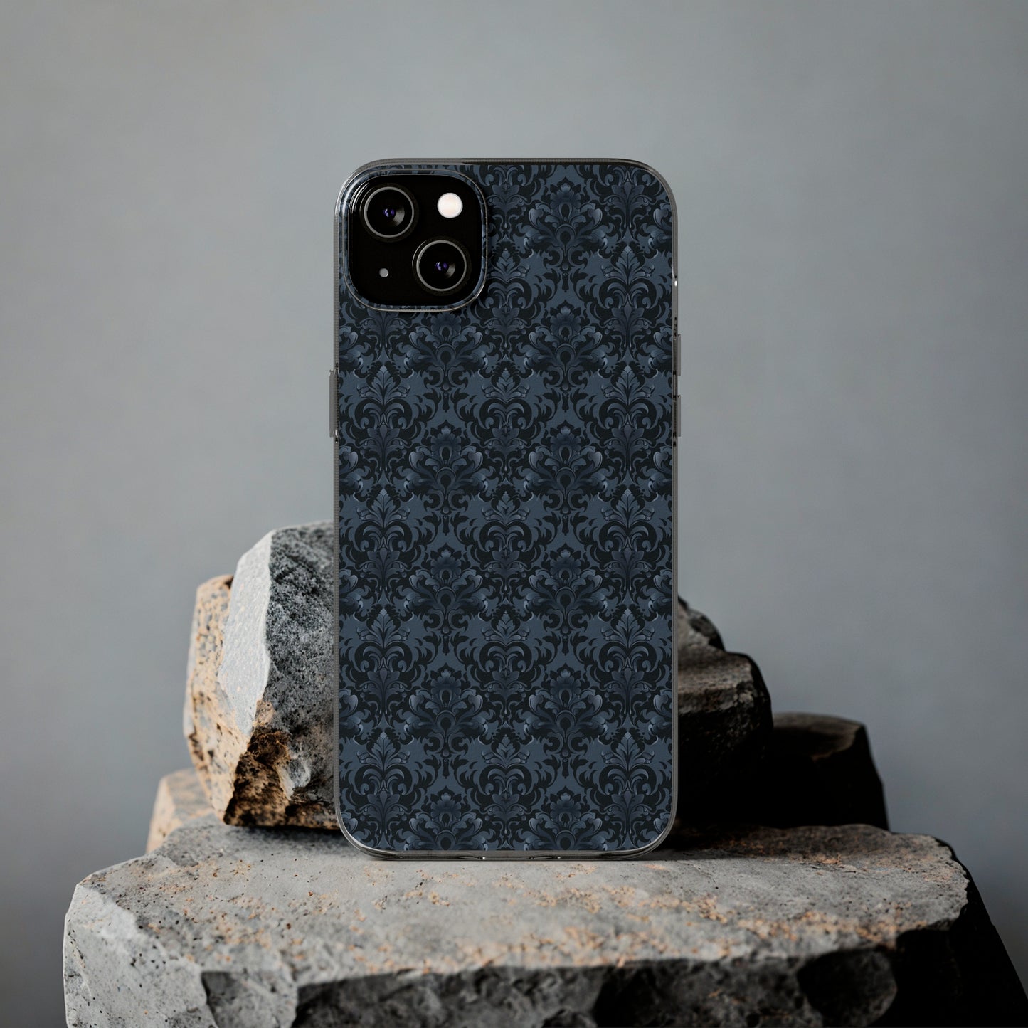 Opulent Dusk Clear Silicone iPhone Cases