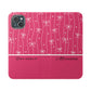 Personalized Pink Bow Coquette Flip iPhone and Samsumg Case — Custom Name or Affirmation Wallet Cover