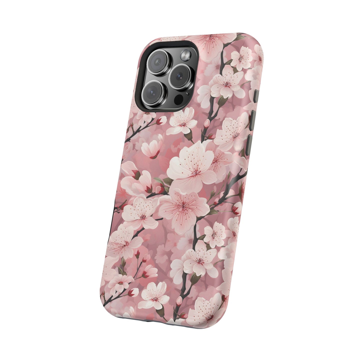 Cherry Blossom Magnetic Tough iPhone Cases