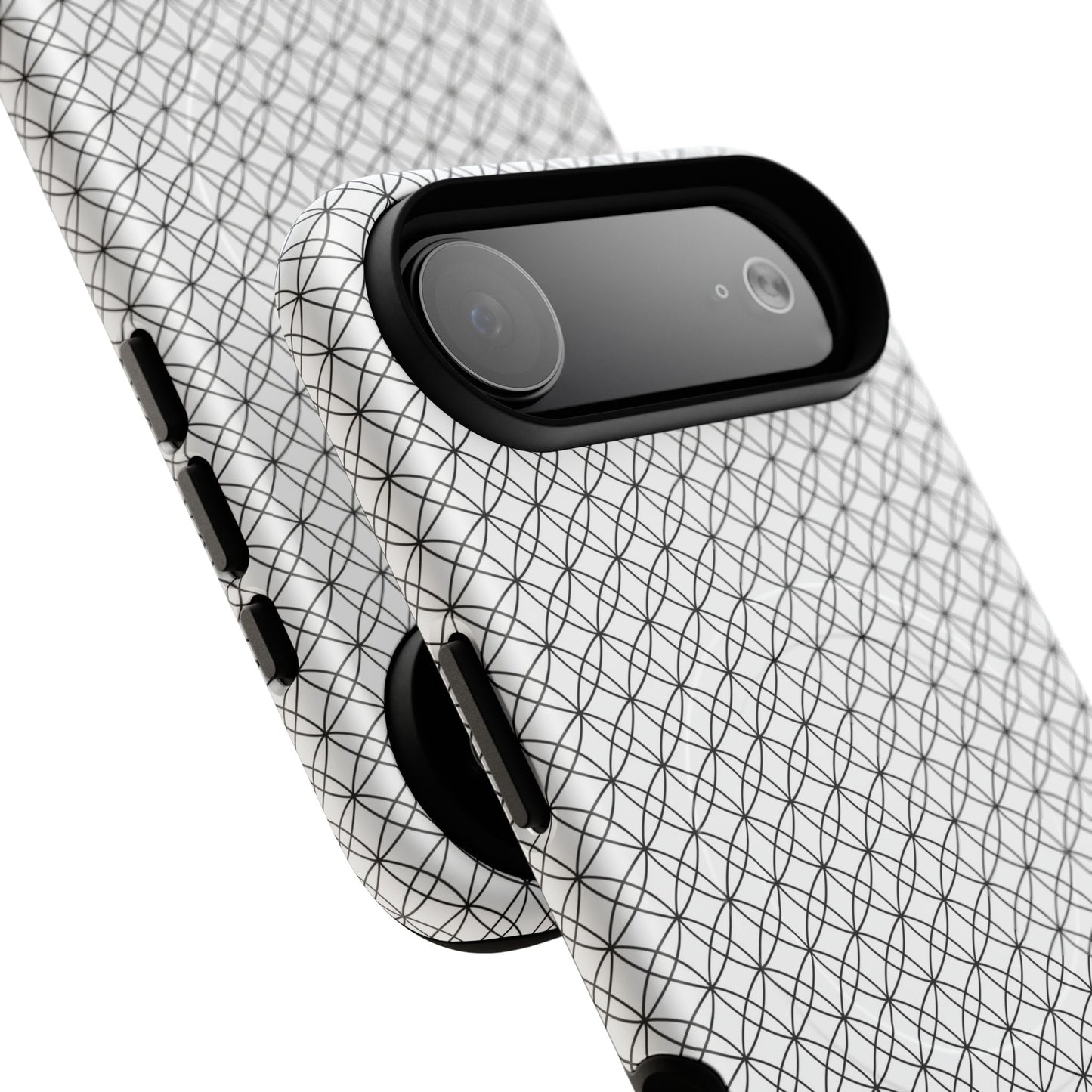 Personalized Geometric Phone Case, Stylish Tough Magnetic Cases, Unique Protection, Trendy Gift for Tech Lovers, Modern Mobile Accessory