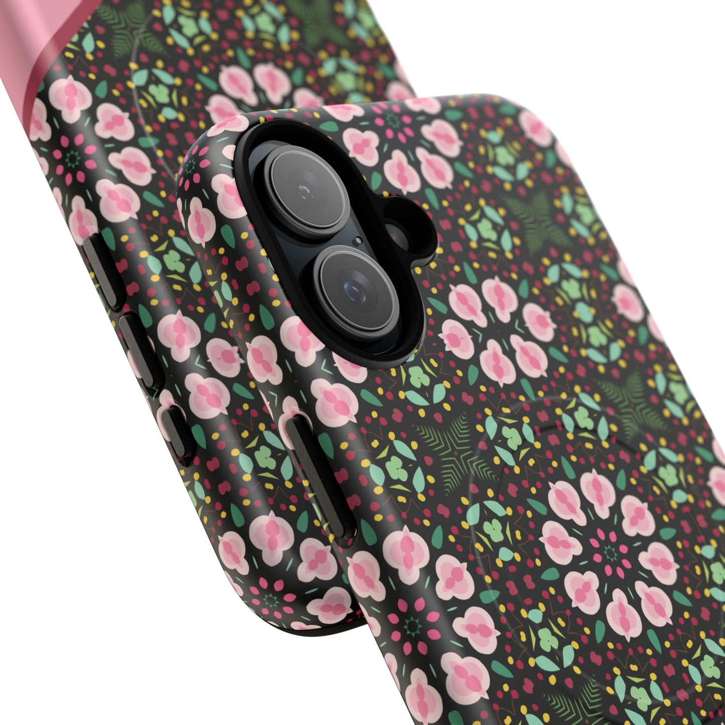 Personalized Twilight Petal Tapestry Floral Tough Magnetic MagSafe® iPhone Case, Durable iPhone Protector, Unique Gift for Her, Stylish Tech Accessories.